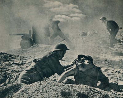 En la carretera de Trípoli, c1942 1944 de Unbekannt