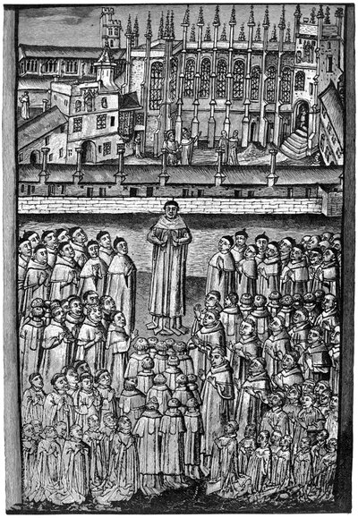 Cien empleados, New College, Oxford, c. 1453 de Unbekannt