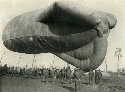 Uno de nuestros globos de observación, 1919 de Unbekannt