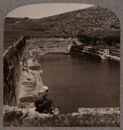 Una de las piscinas de Salomón, c1900 de Unbekannt