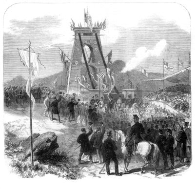 Inauguración del Puente Colgante de Clifton, Bristol, 1864 de Unbekannt