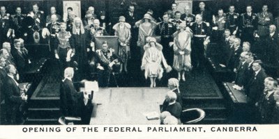 Apertura del Parlamento Federal, Canberra, 1927 1937 de Unbekannt