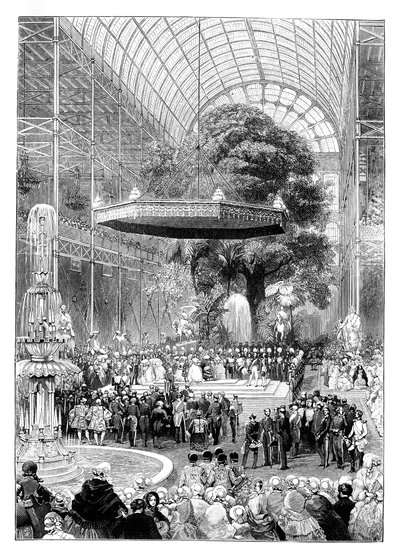 Apertura de la Gran Exposición, Hyde Park, Londres, 1851, 1888 de Unbekannt