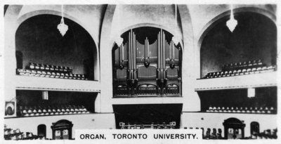 Órgano, Universidad de Toronto, c1920s de Unbekannt