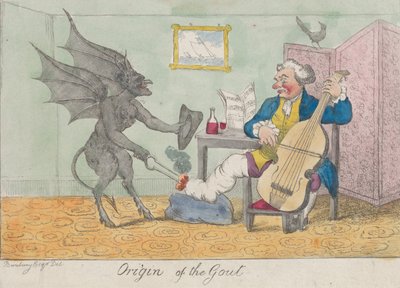 Origen de la gota, ca. 1810 de Unbekannt
