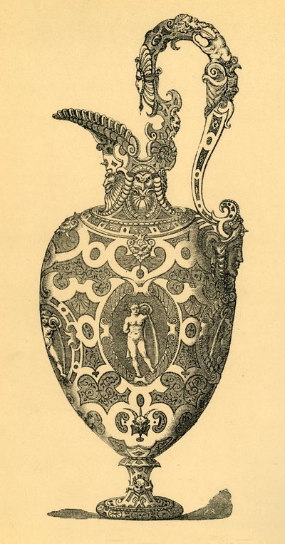 Diseño original para un jarrón o jarra de Unbekannt