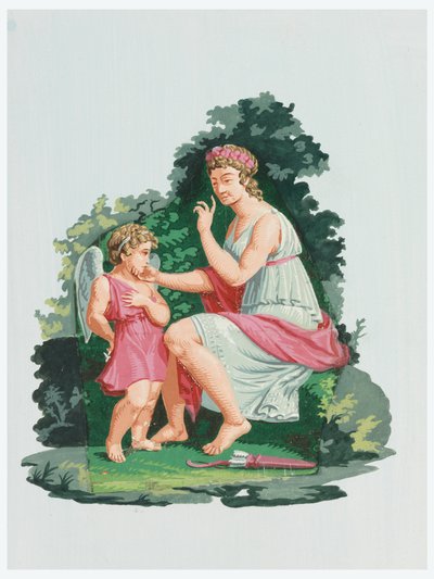 Ornamento, Venus amonestando a Cupido de Unbekannt