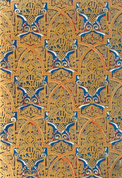 Ornamento en paneles en las Paredes, Salón de los Embajadores, 1907 de Unbekannt