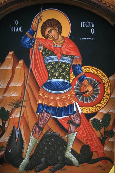 Icono ortodoxo: San Jorge Grecia de Unbekannt