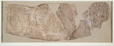 Ostracon, inscrito en hierático, XIX Dinastía c1292 AC - c1190 AC de Unbekannt