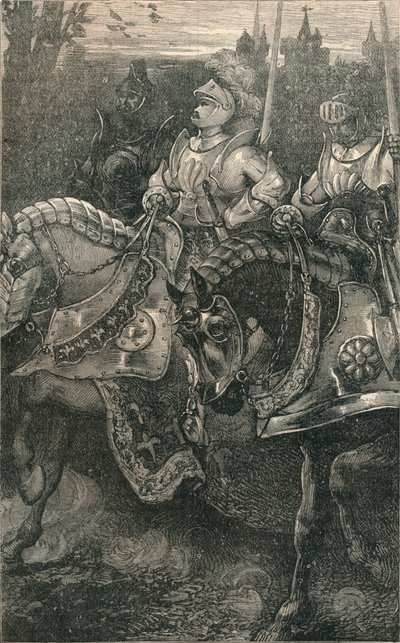Otterburn - El avance de Hotspur, 1388, c. 1910 de Unbekannt