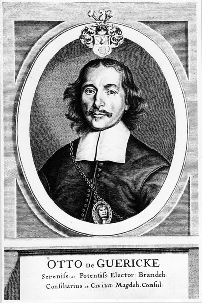 Otto von Guericke, inventor, ingeniero y físico alemán, 1672 de Unbekannt