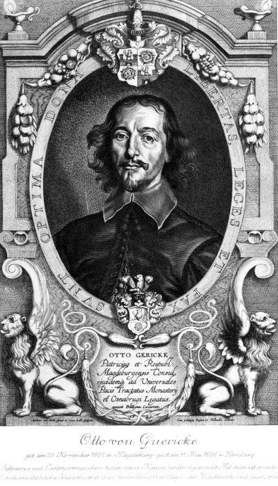 Otto von Guericke, físico e inventor alemán de Unbekannt