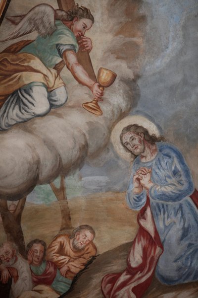 Iglesia de Nuestra Señora de la Asunción. Jesús orando en Getsemaní, Cordon, Francia de Unbekannt