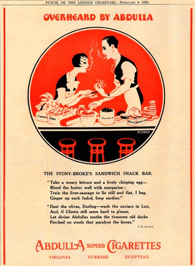 Escuchado por Abdulla - El bar de bocadillos Stony Brokes, 1933 de Unbekannt