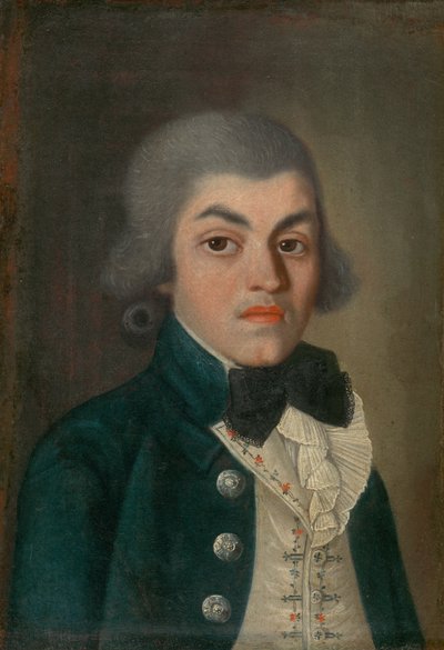 Retrato de un Caballero con Jabot Plisado de Unbekannt