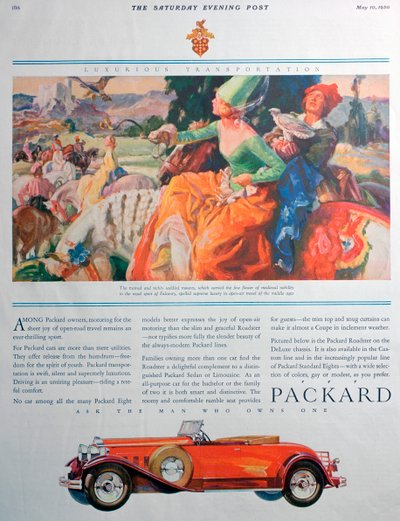 Anuncio de coche Packard, 1930 de Unbekannt