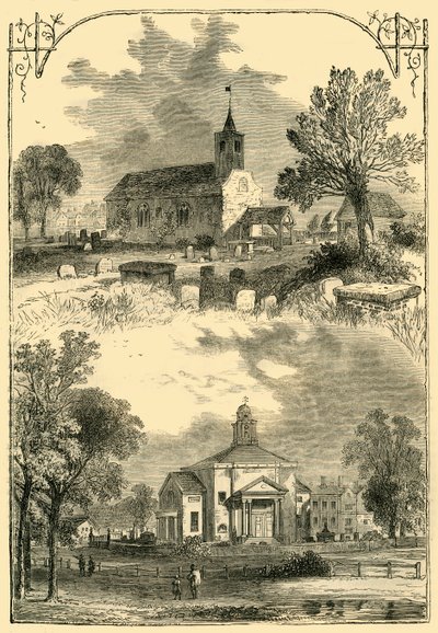 Iglesia de Paddington: 1750 y 1805, c1876 de Unbekannt