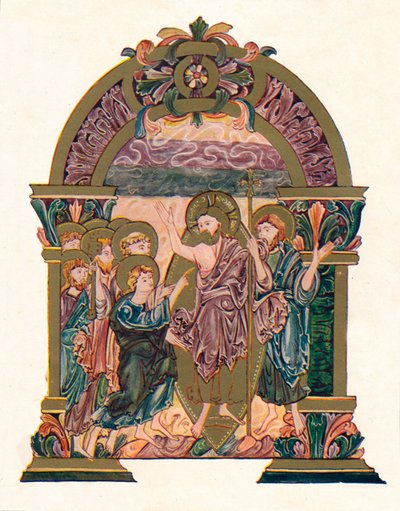 Página del Bendicional de San Ethelwold, c970, 1902 de Unbekannt