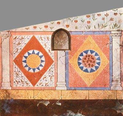 Decoración pintada en la Cripta de Stasovsky, Bósforo Cimerio, Kerch, 1928 de Unbekannt
