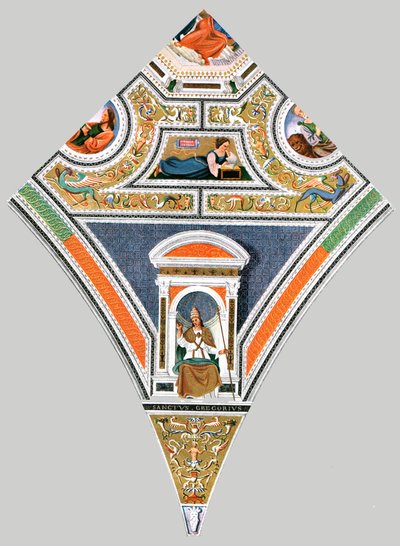 Decoración pintada en la iglesia de Santa Maria del Popolo, Roma, Italia, 1928 de Unbekannt