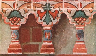 Galería pintada en la Iglesia de San Juan Bautista en Toltshkovo en Jaroslaw, Rusia de Unbekannt