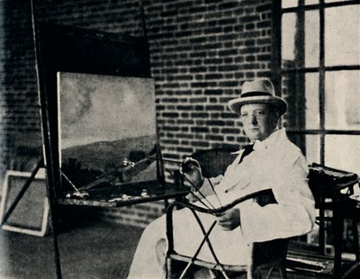 Churchill como artista de Unbekannt