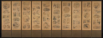 Cien temas, anverso, finales de 1800 de Unbekannt