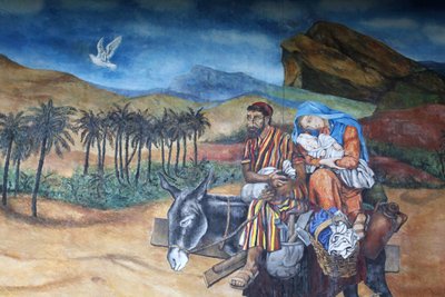 Pintura en una iglesia de Sacromonte, Varese, Italia de Unbekannt