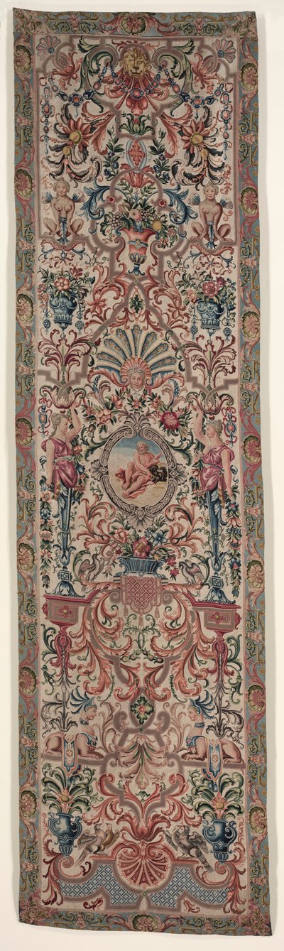Par de colgaduras de cama bordadas, c. 1690 de Unbekannt
