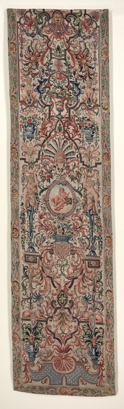 Par de colgaduras de cama de bordado, c. 1690 de Unbekannt