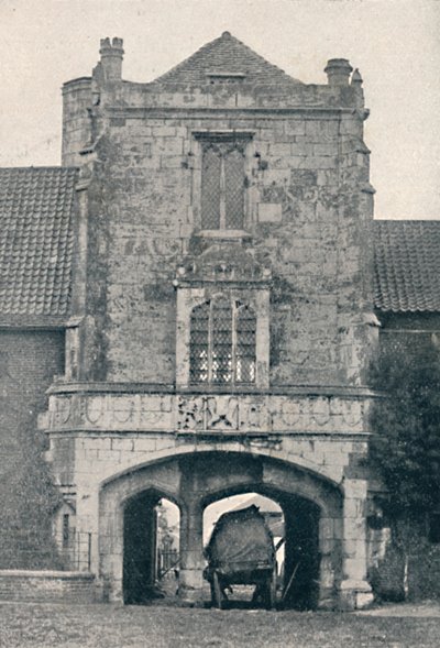 Puerta del palacio, Cawood, cerca de York, 1903 de Unbekannt