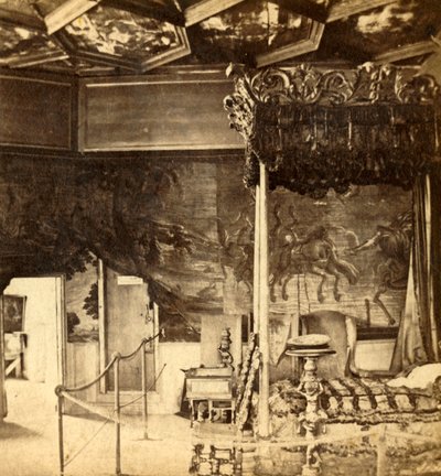 Palacio de Holyrood. Dormitorio de la Reina María, c1912 de Unbekannt
