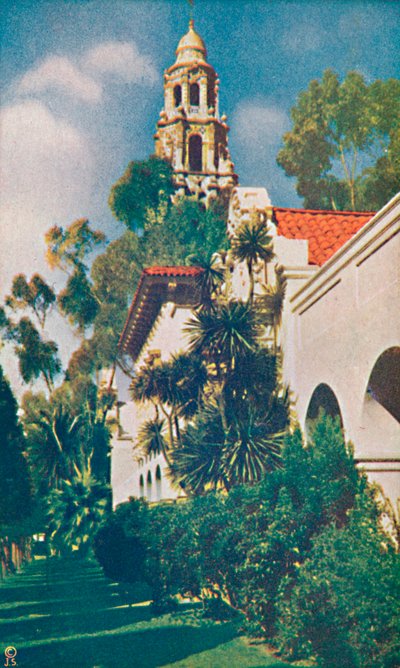 Palacio de la Ciencia y Torre de California, c1935 de Unbekannt