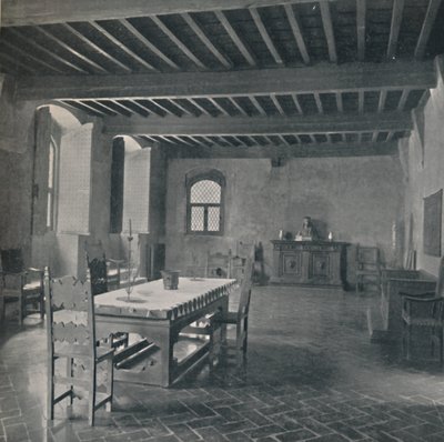 Palazzo Davanzati, sala principal en el tercer piso, 1928 de Unbekannt