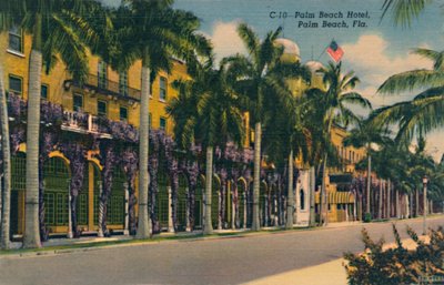 Hotel Palm Beach, Palm Beach, Fla., c. 1940s de Unbekannt