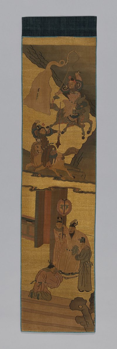 Tela de mobiliario de panel, China, dinastía Qing 1644-1911, 1800-1900 de Unbekannt