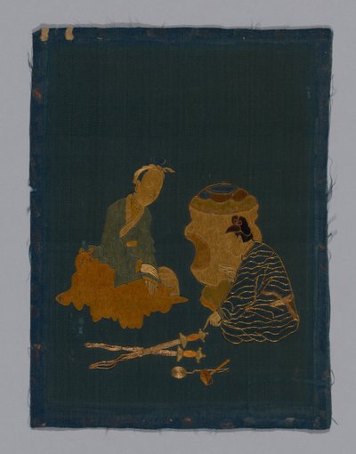 Pieza de panel, China, dinastía Qing 1644-1911, 1800-50 de Unbekannt