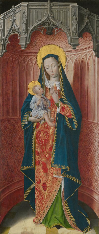 Paneles del Altar Mayor de la Cartuja de Saint-Honoré, Thuison-les-Abbeville: Virgen y... de Unbekannt