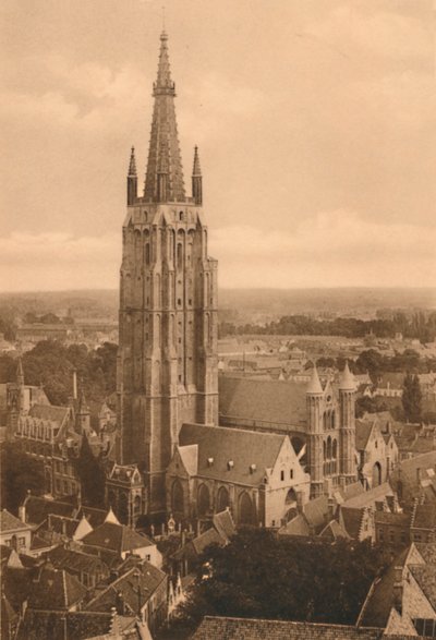 Panorama y Iglesia de Notre-Dame, c1928 de Unbekannt