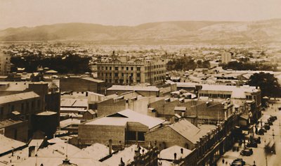 Panorama de Adelaida y las colinas, Australia del Sur, finales del siglo XIX-principios del siglo XX de Unbekannt