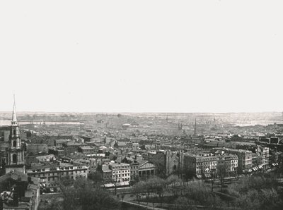 Panorama de la ciudad de Boston, EE.UU., 1895 de Unbekannt