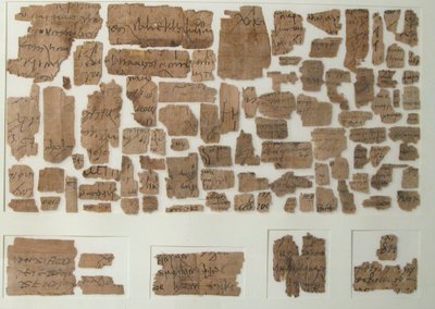 Fragmentos de papiro, copto, siglo VII de Unbekannt