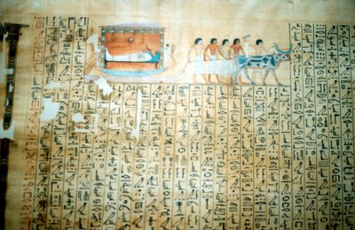 Papiro de un Libro de los Muertos del Antiguo Egipto de Unbekannt