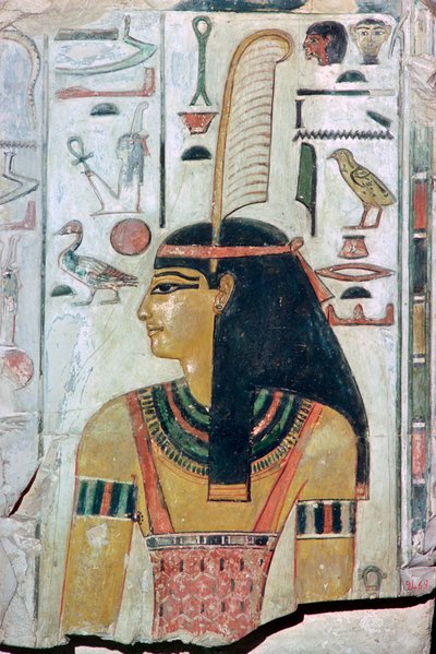 Imagen en papiro de la diosa Maat de Unbekannt