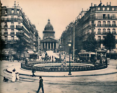 París. - La Rue Soufflot y el Panteón. - ND, c1910 de Unbekannt