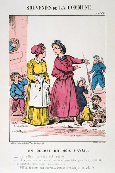 Comuna de París, 1871 de Unbekannt