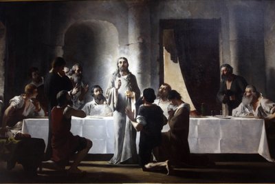 París, Francia Iglesia de Saint-Francois-Xavier La última cena por Henri Lerolle de Unbekannt