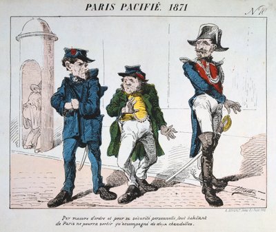 París pacificado, 1871 de Unbekannt