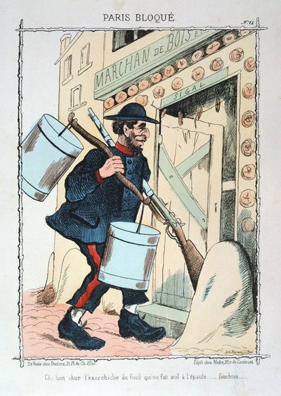París sitiado, 1870-1871 de Unbekannt